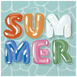 Summer Fun Pool Party Napkins - 16 PK
